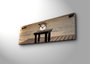 Wallity 3090CS-6 Reloj de Pared de Lienzo Decorativo Multicolor